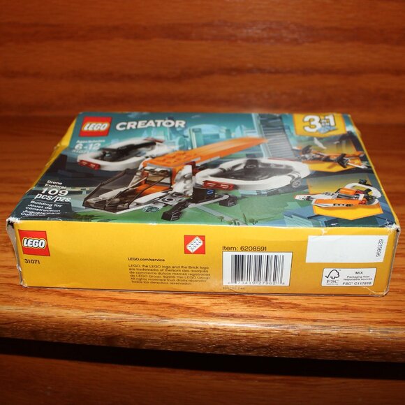 3/55❤️sealed 31071 LEGO Creator 3-in-1 Drone Explorer Swamp Boat Propeller Plane - Picture 14 of 14